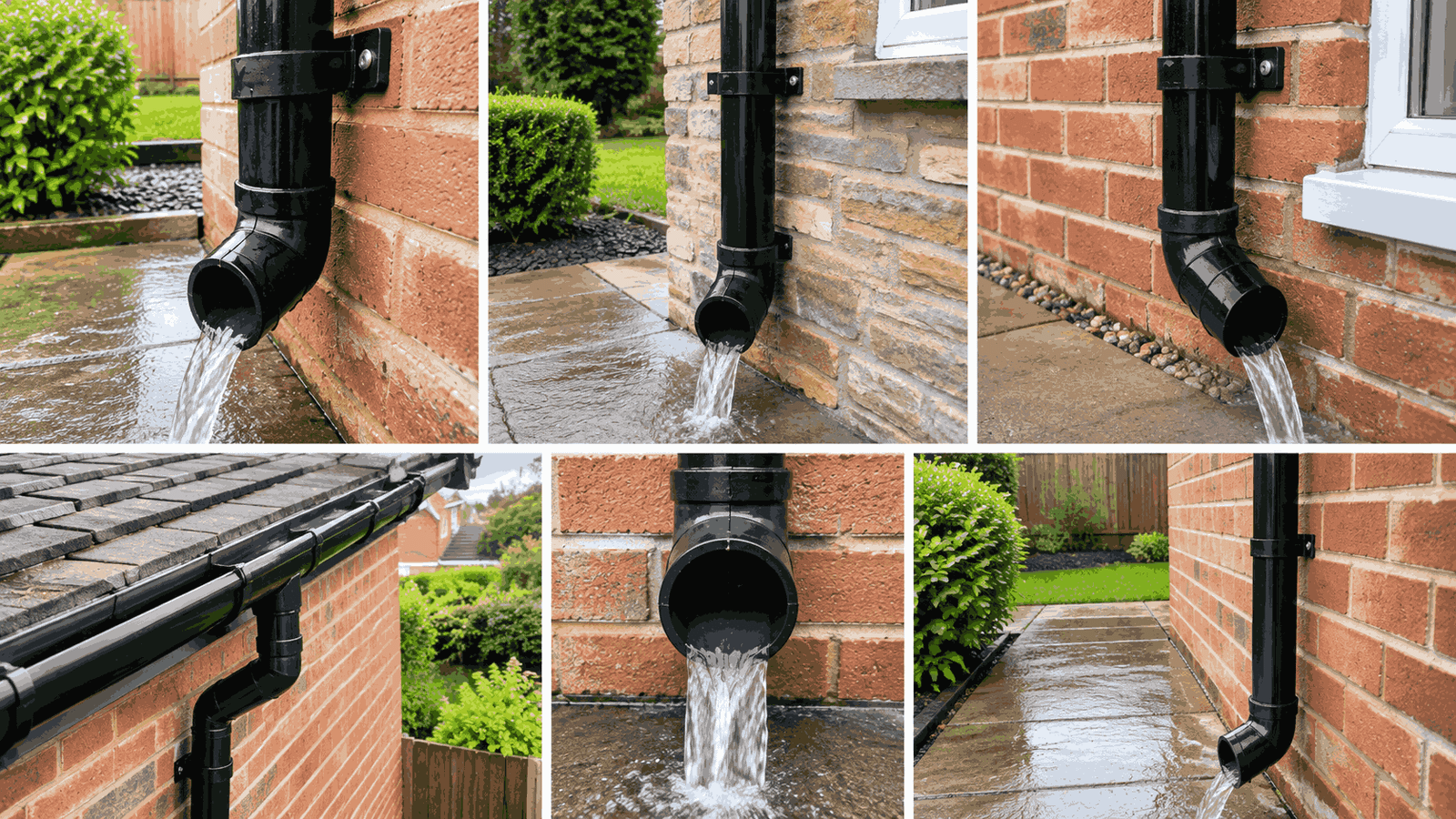 Downpipe shoe clearance and surface gully inspection